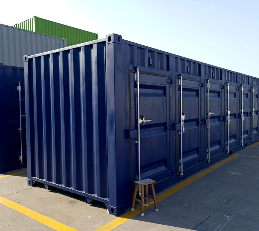 Container equipment checked in a depot