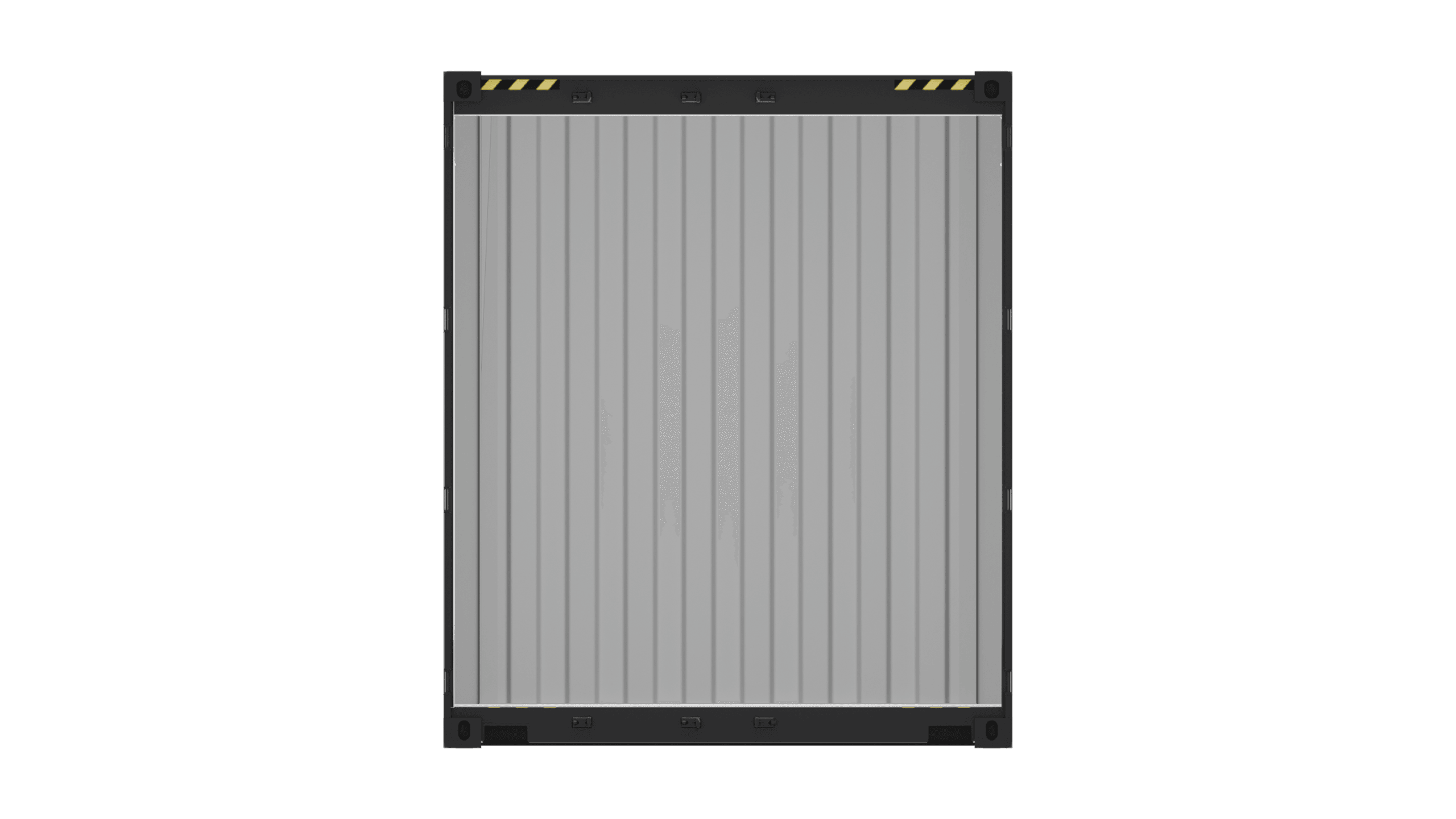 Front view of the cargo door opening